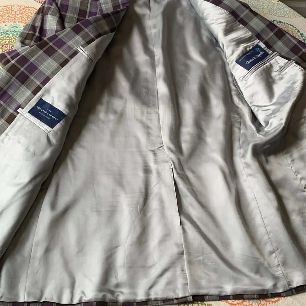 Hand Tailored Ventura Holland & Sherry Savile Row London Single Stitch - Picture 8 of 16